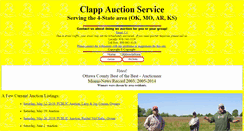 Desktop Screenshot of clappauctions.com